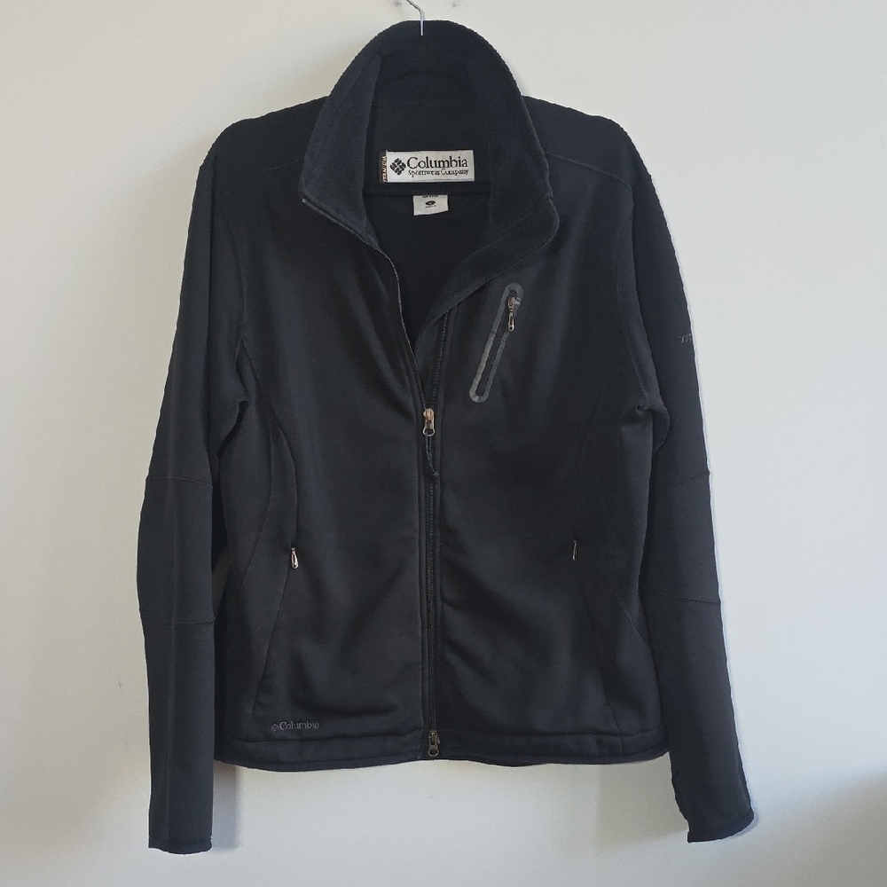Columbia - Women's Black Softshell Jacket With Fleece Interior - Size L